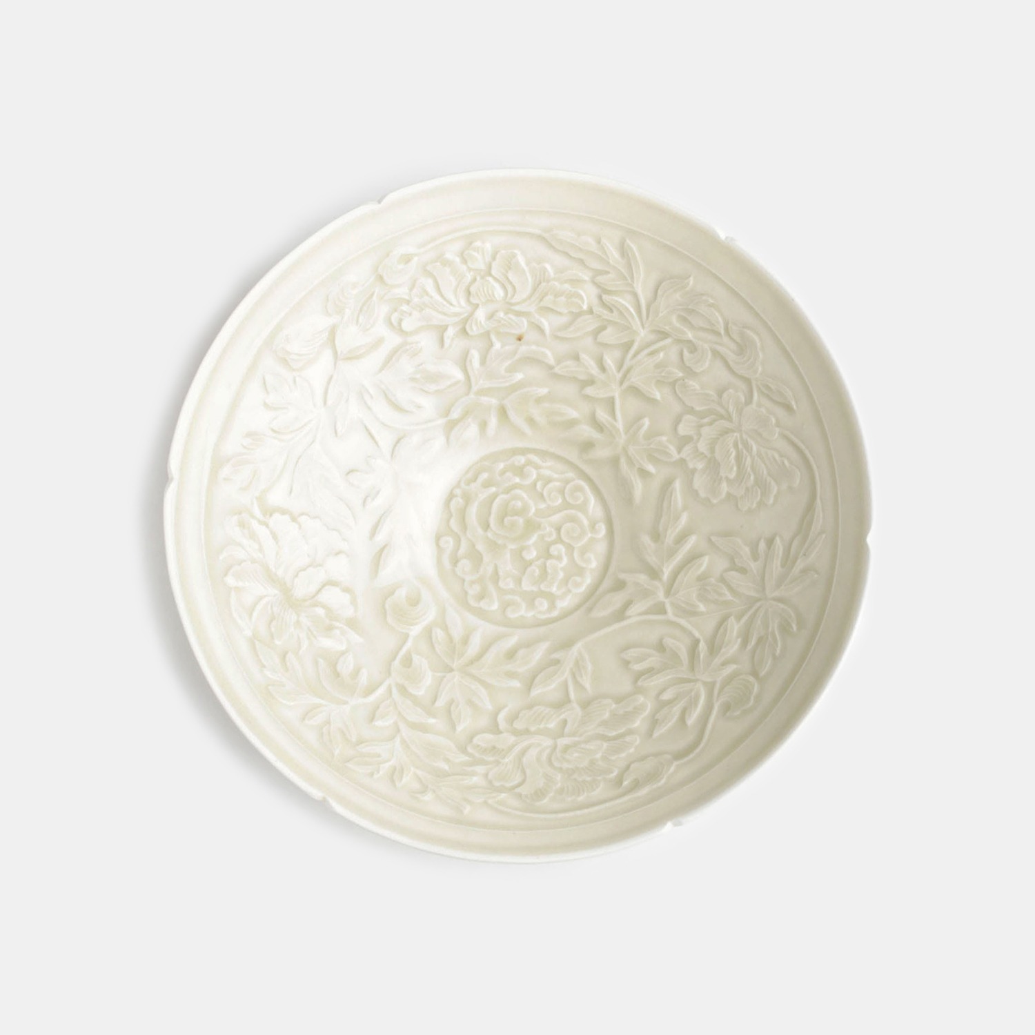 ﻿White Porcelain B - Ø21cm
