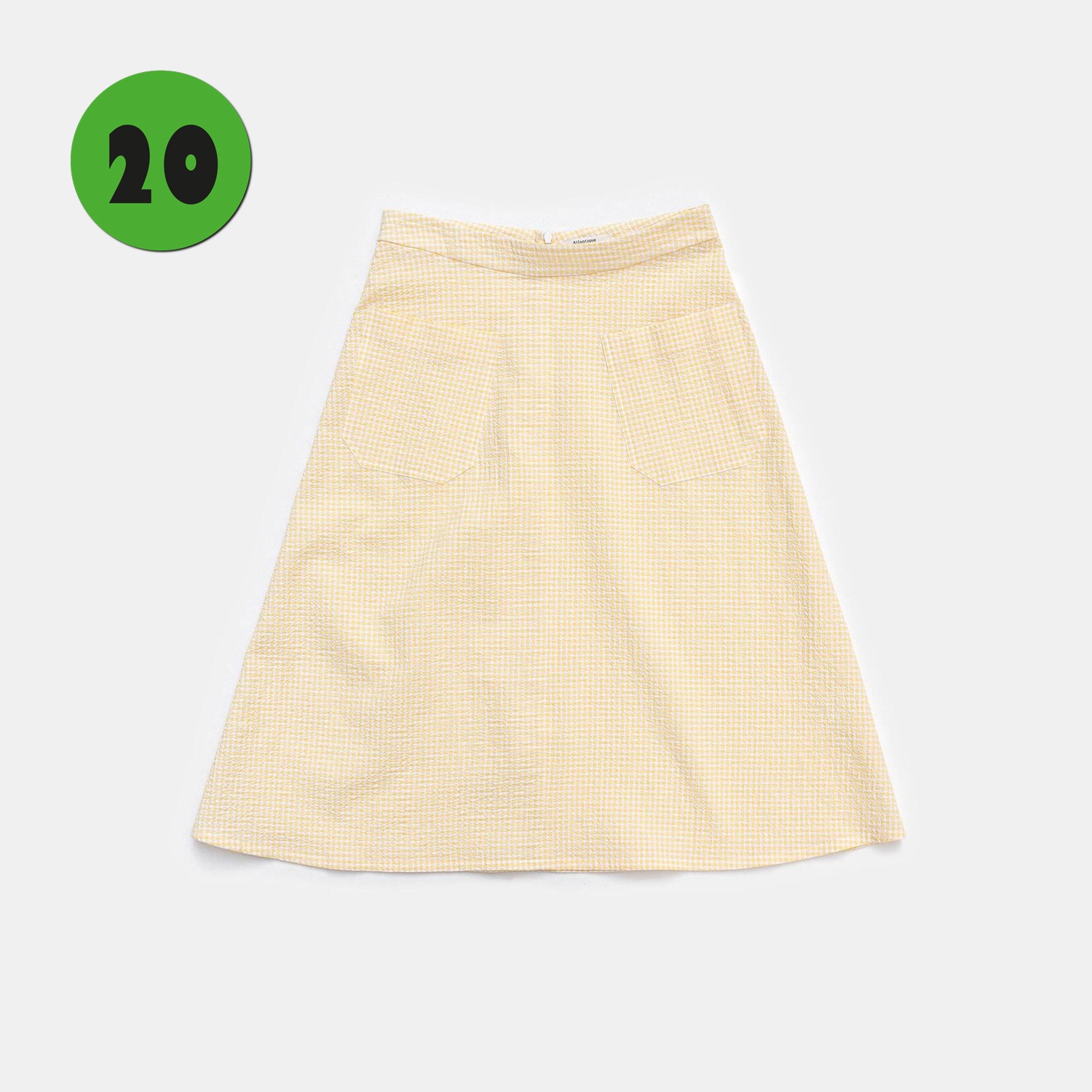 ﻿Petit Jupe Novel Skirt - Yellow Gingham