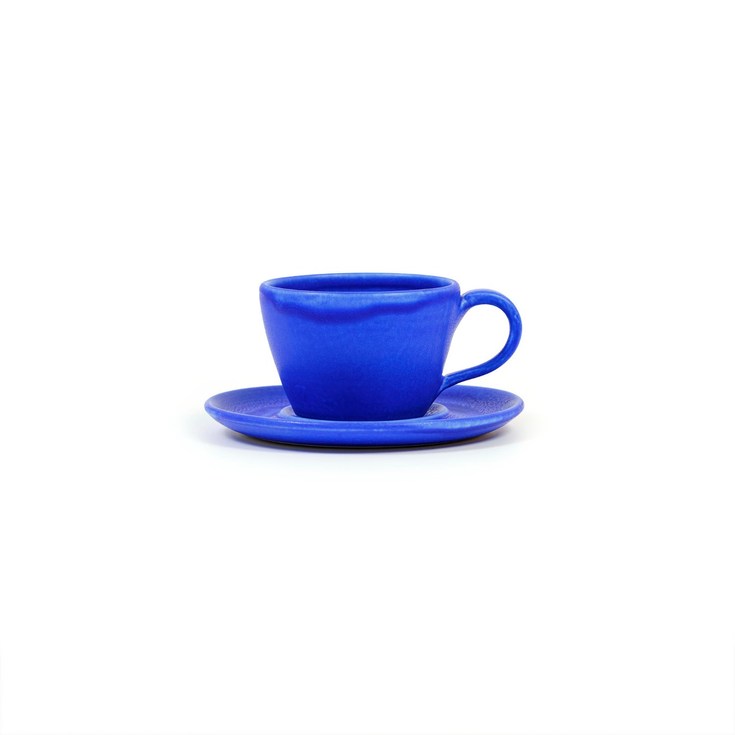 ﻿Odette Cup&amp;Saucer - Matte Blue