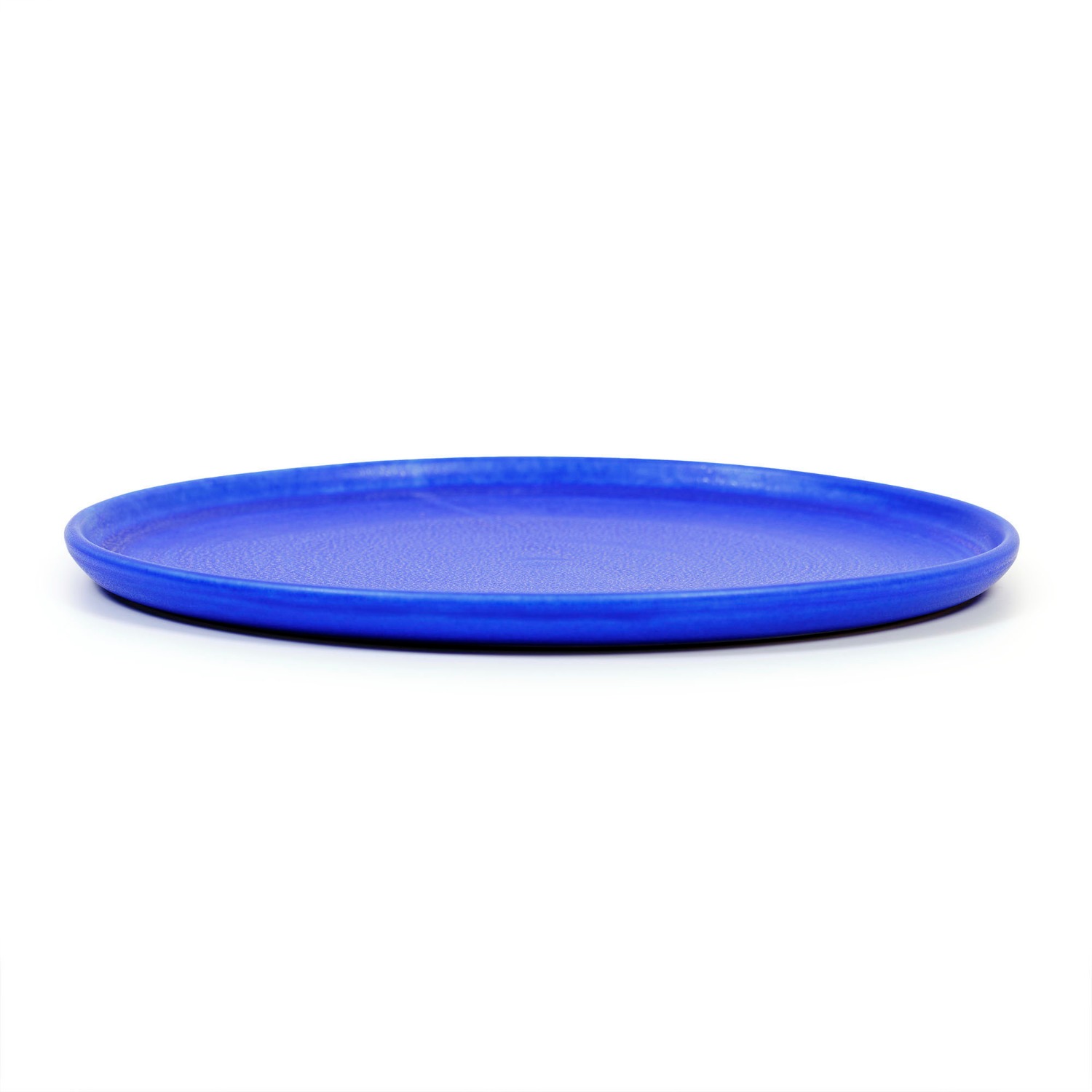﻿Odette Dinner Plate Ø25.5cm - Matte Blue