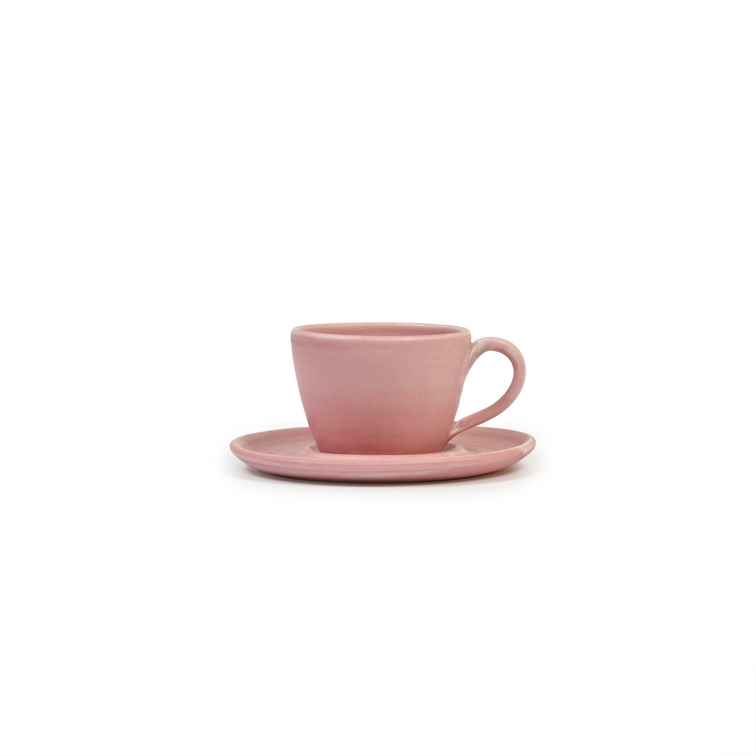 ﻿Odette Cup&amp;Saucer - Matte Pink