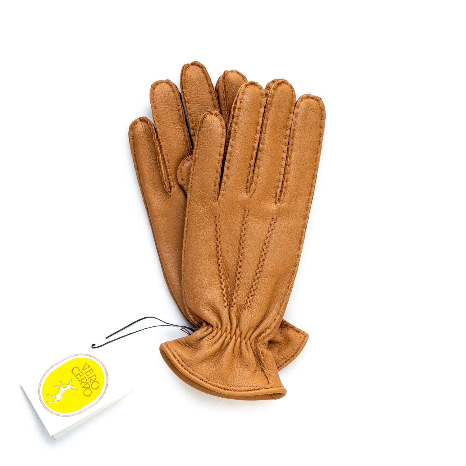 ﻿Deerskin Gloves - Camel