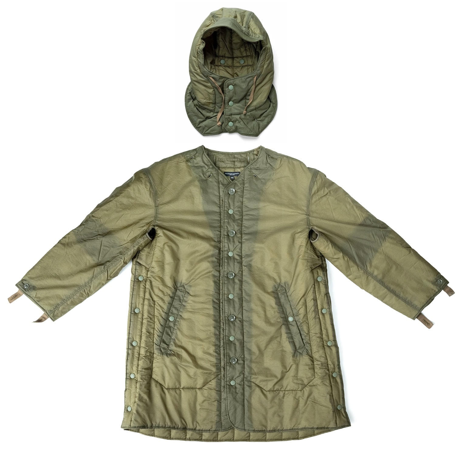 ﻿Olive Nylon Micro Ripstop Liner Jacket - 2size (-50%)