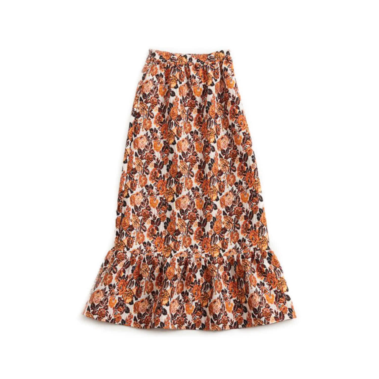 ﻿Flower Jacquard Skirt - 2size (-50%)