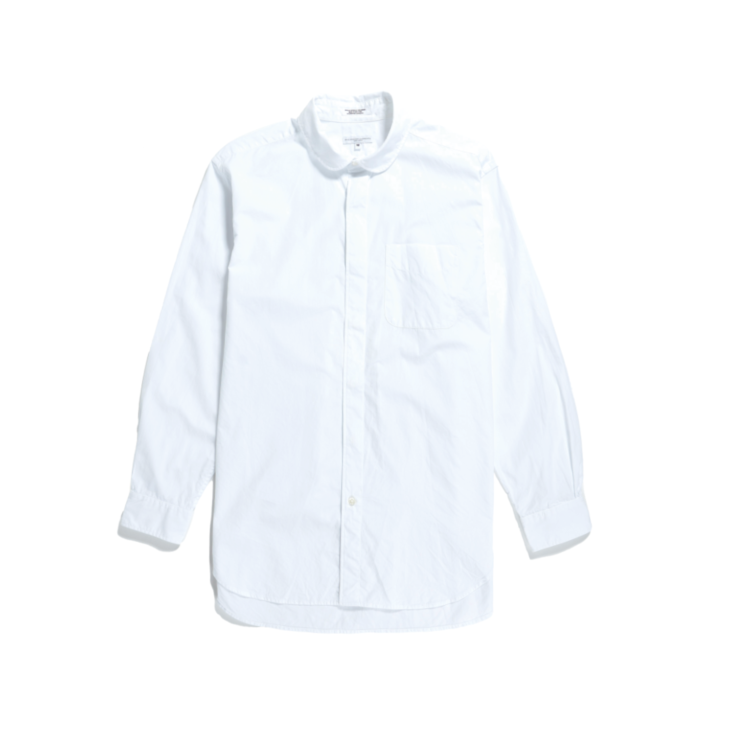 ﻿Rounded Collar Shirt II- White
