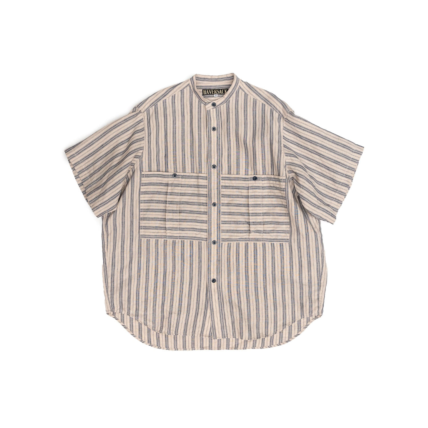 ﻿Natural Linen Half Sleeve Shirt (-30%)