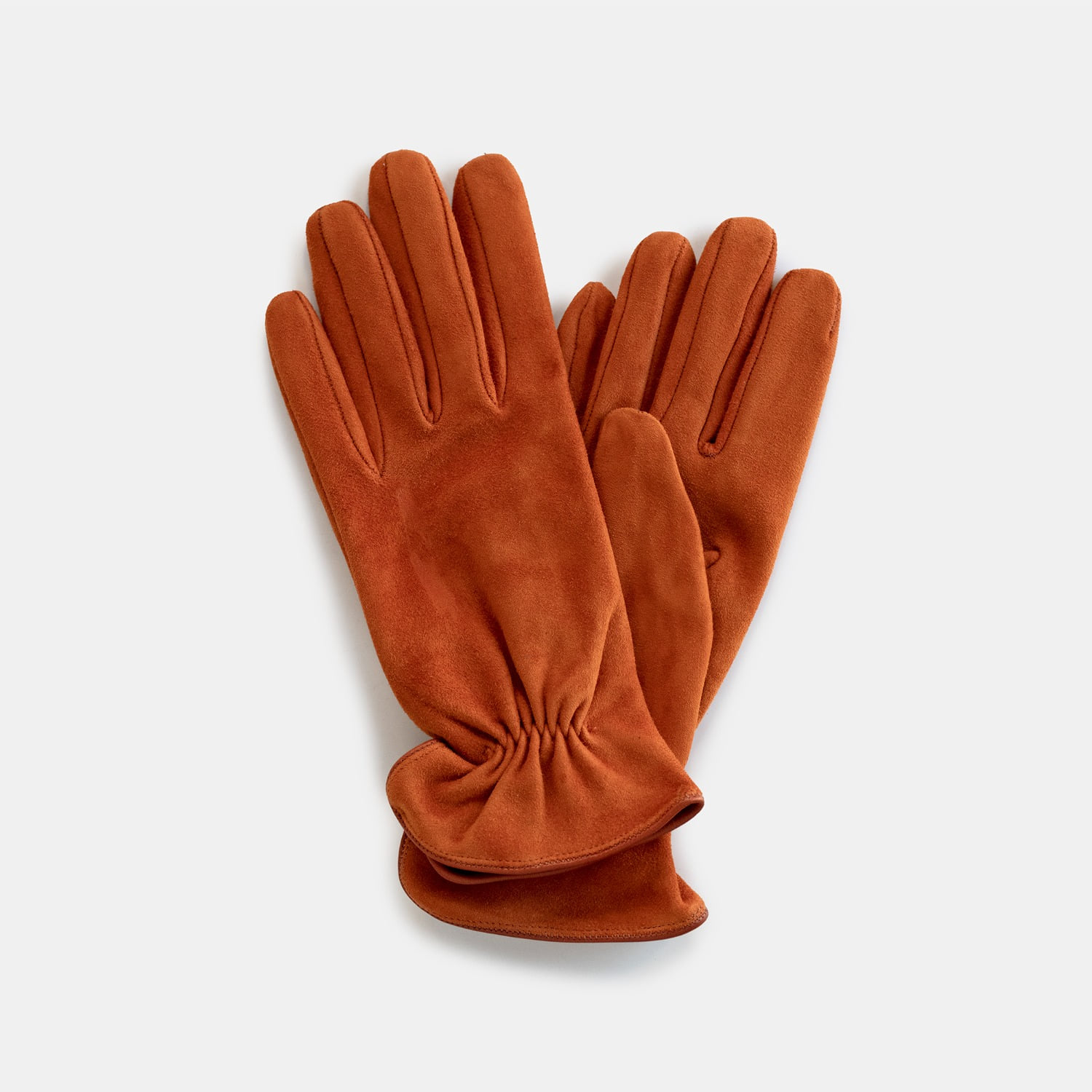 ﻿Suede Gloves - Natural