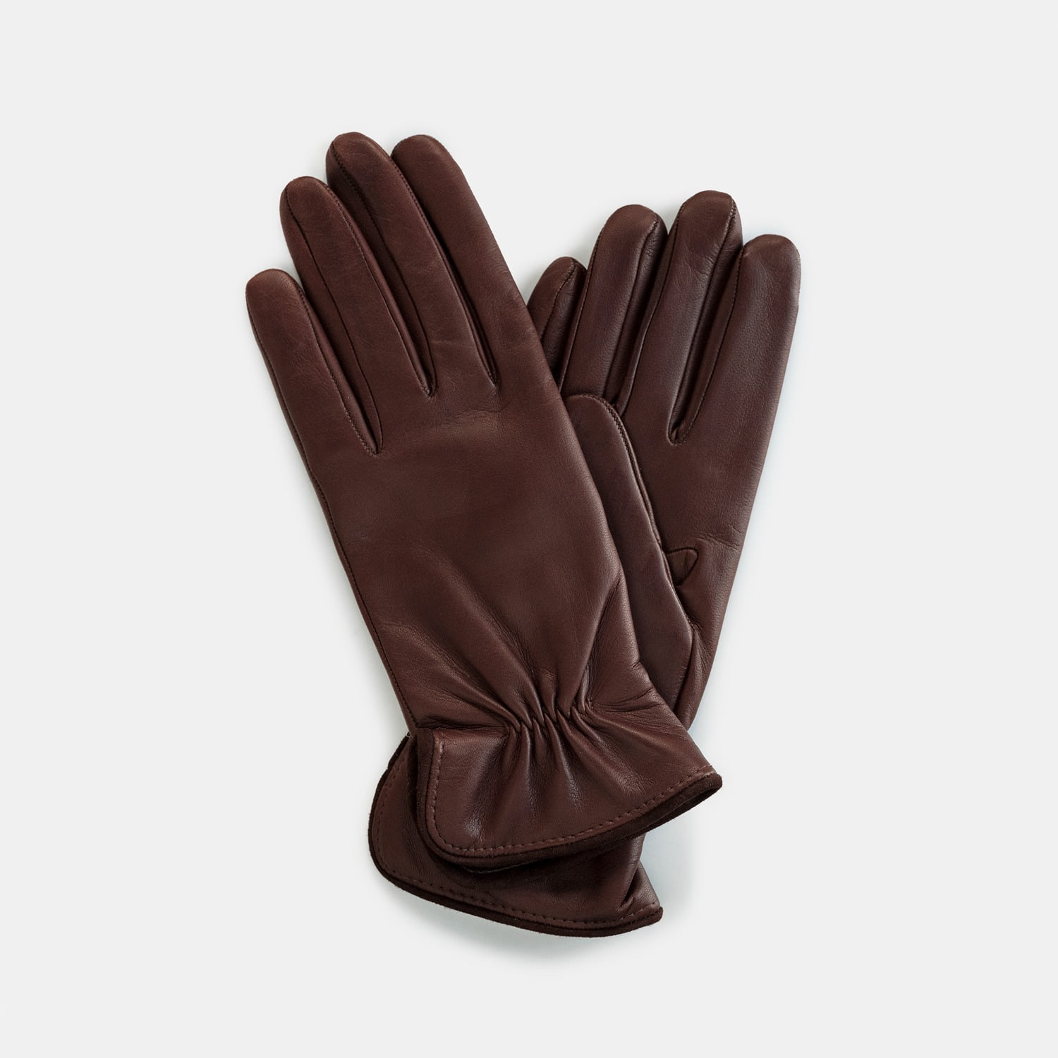 ﻿Nappa Gloves - Chocolate