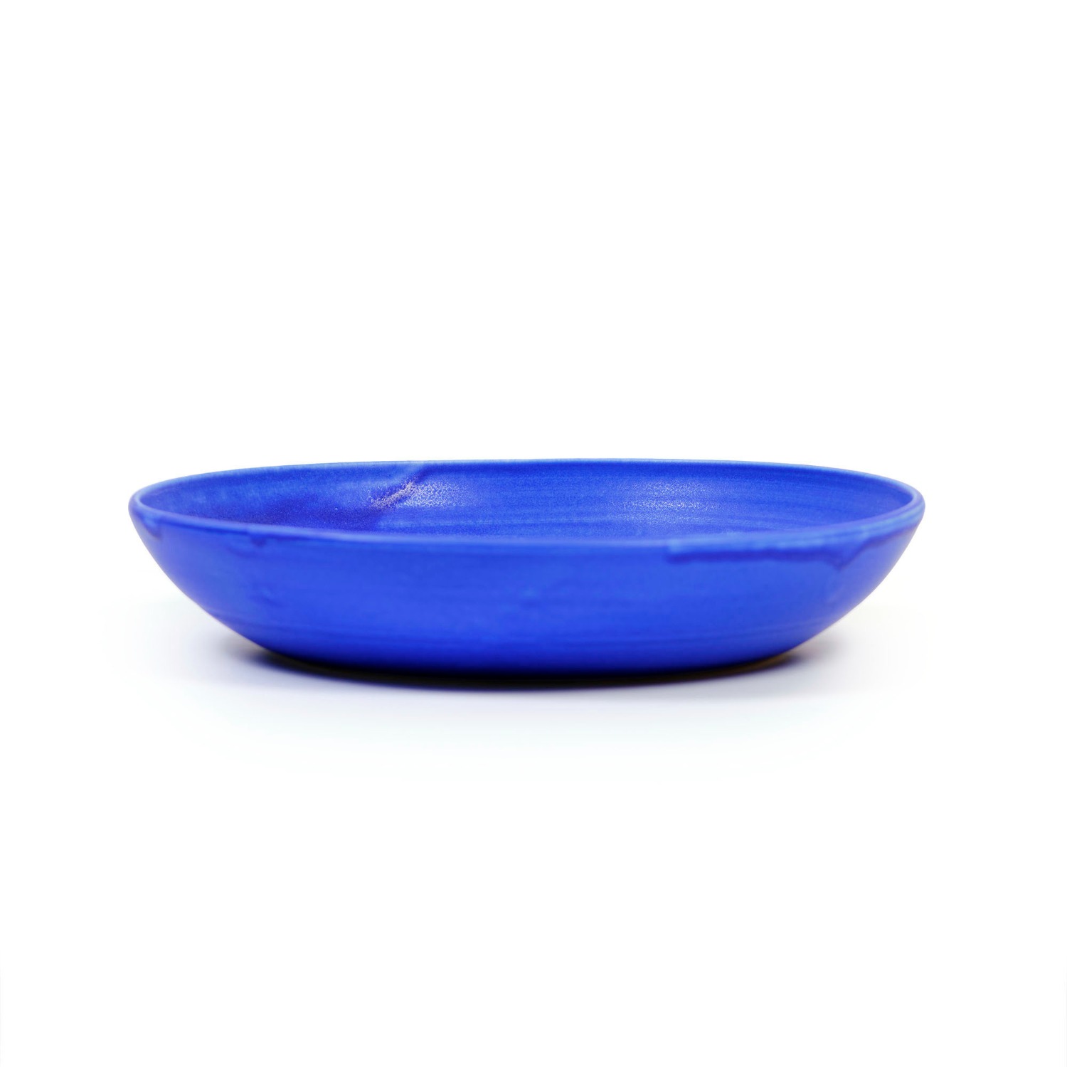 ﻿Odette Pasta Bowl - Matte Blue