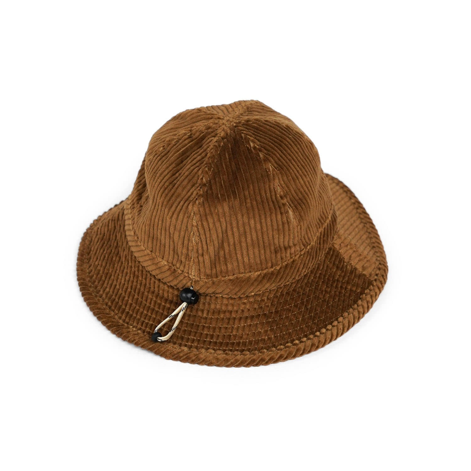 ﻿﻿Corduroy Metro Hat with Drawcord - Camel