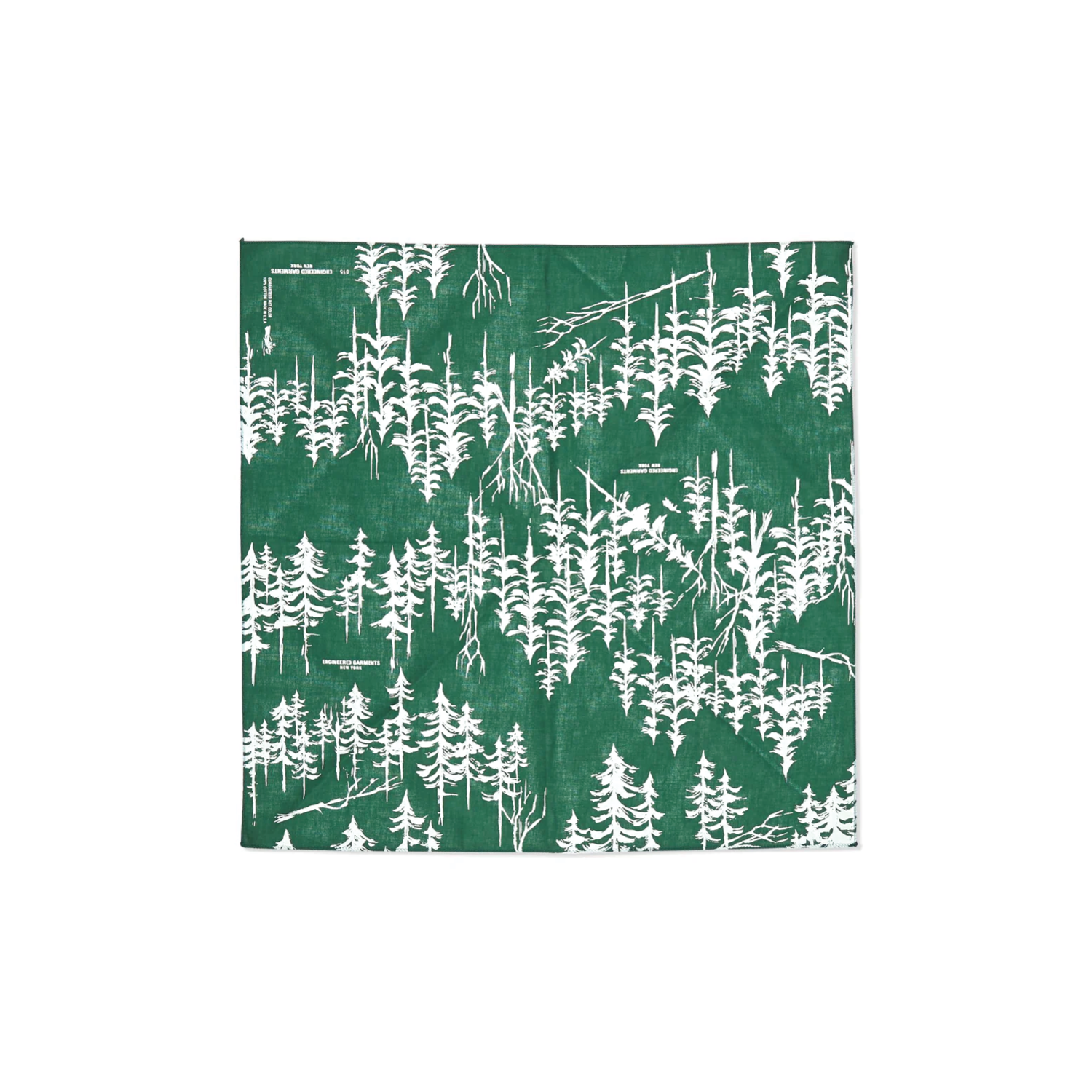 ﻿Printed Bandana - Forest Green