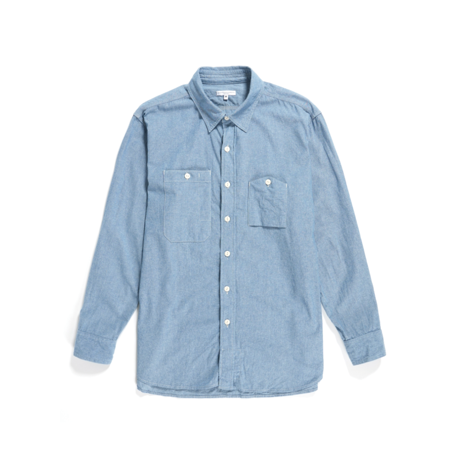 ﻿Work Shirt - Light Blue 4.5oz Cotton Chambray